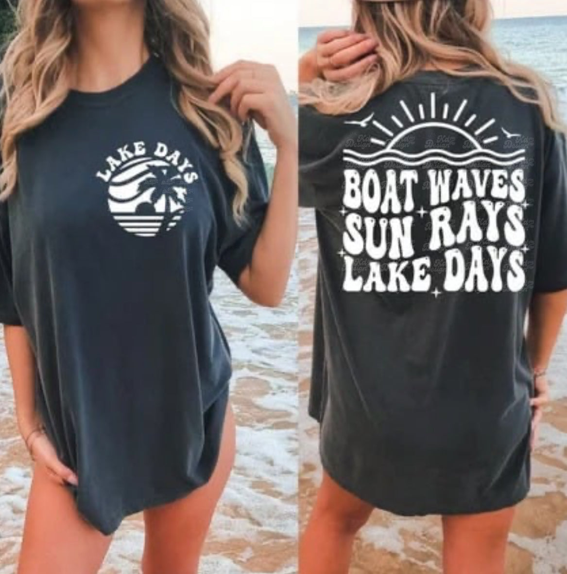 Boat Waves-Sun Rays-Lake Days