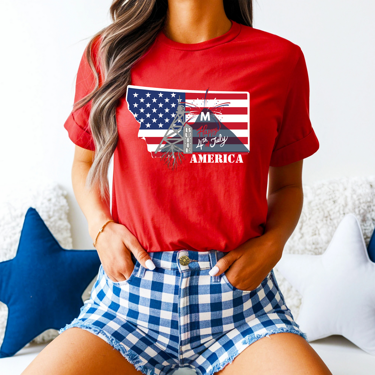 Red Butte 4th of July America Shirt – Pre-Order Only by June 16th
