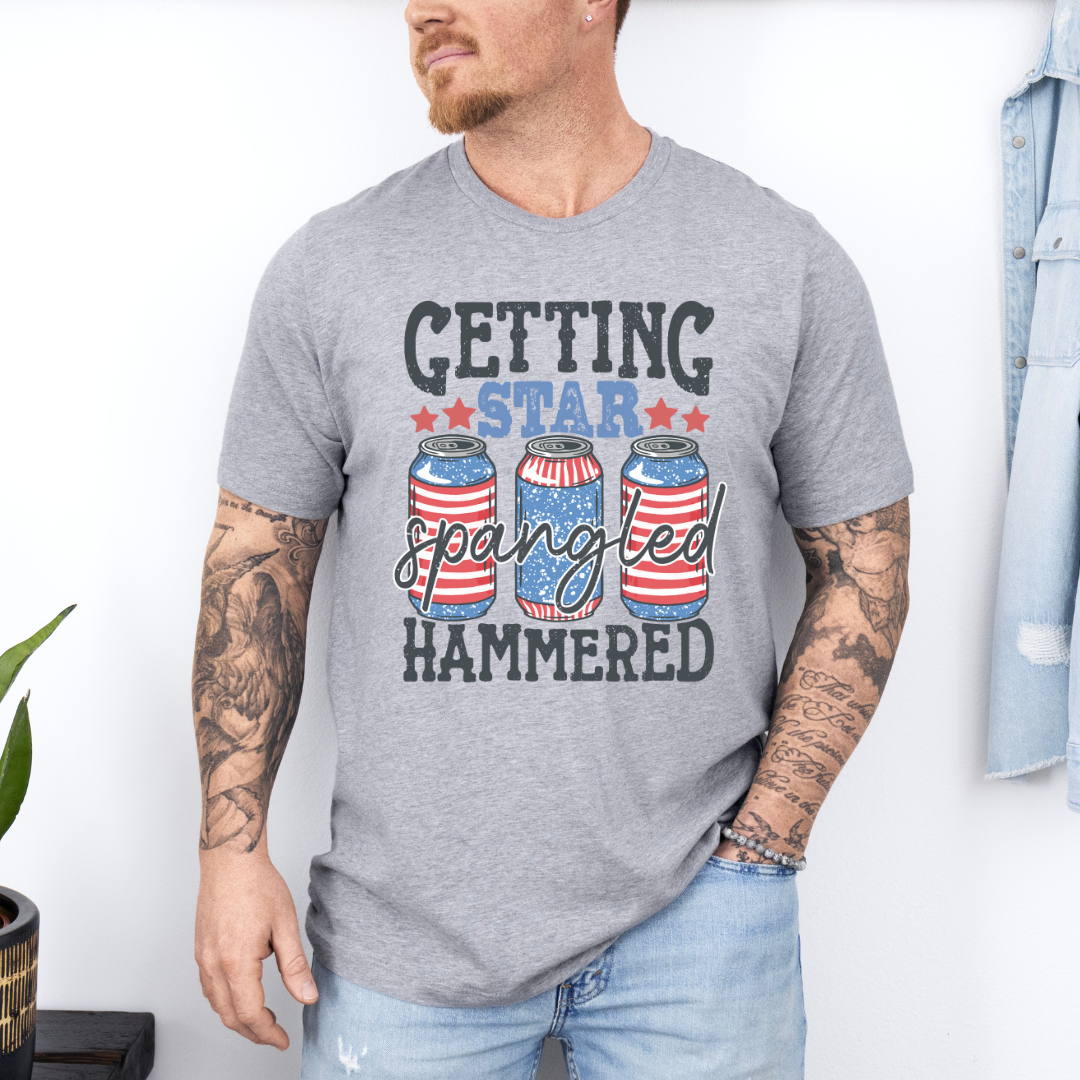 Star Spangled Hammered -Athletic grey