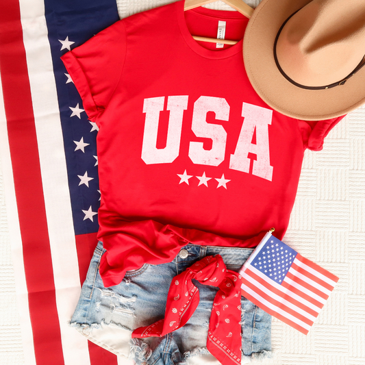 Star Spangled USA- Red