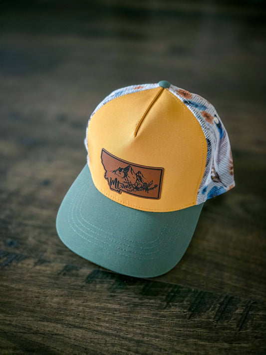 Feather Montana Snapback All states available  (Copy)
