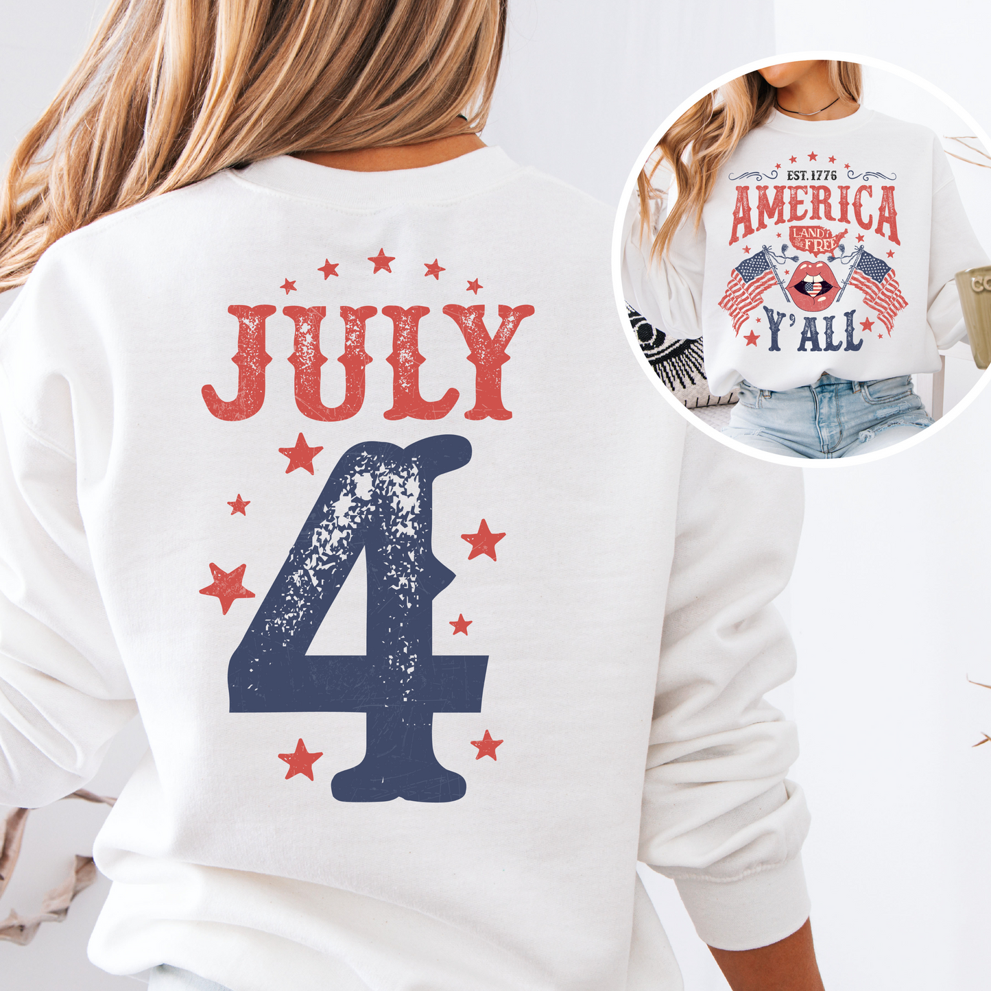 America Y'All- White
