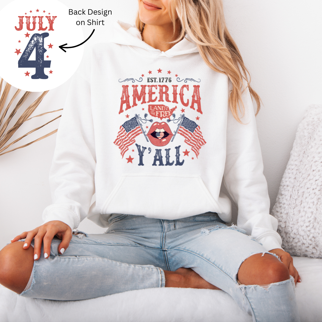 America Y'All- White