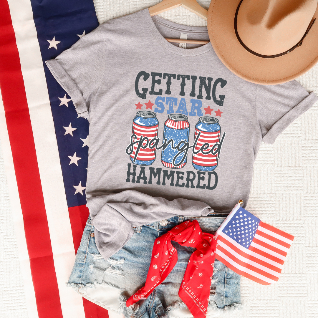 Star Spangled Hammered -Athletic grey