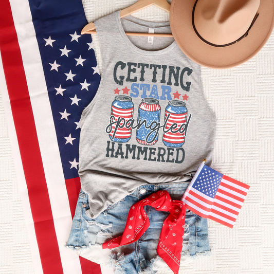 Star Spangled Hammered -Athletic grey