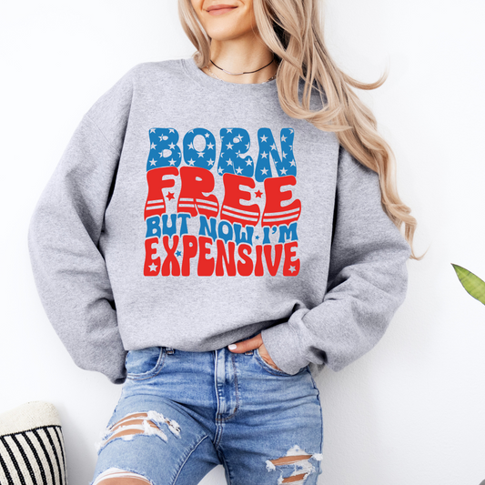 Born Free But Now I'm Expensive- Grey