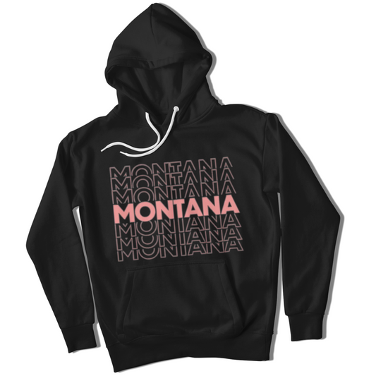 Montana Ripple Hoodie W/Rose Gold Vinyl