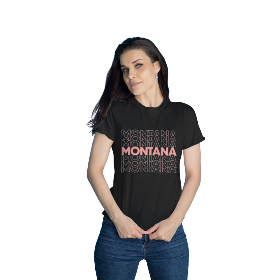 Montana Ripple T-shirt W/Rose Gold Vinyl